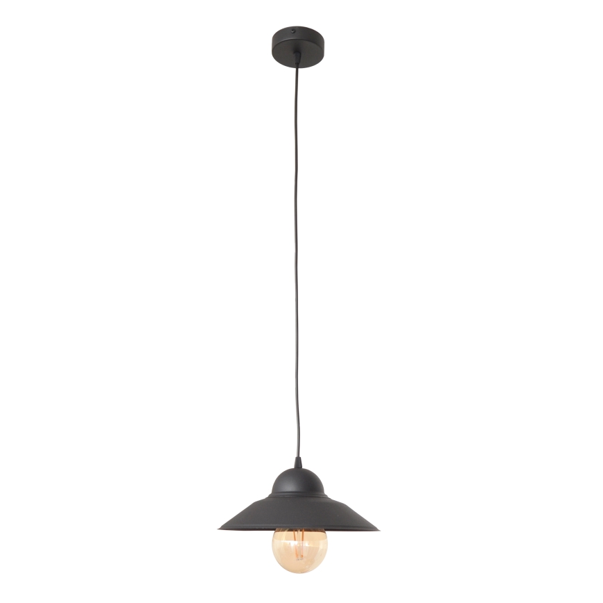 Lestenec na vrvici SORAPIS 1xE27/15W/230V črna
