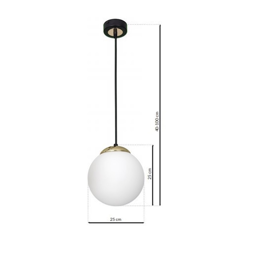 Lestenec na vrvici SPARTA 1xE27/60W/230V