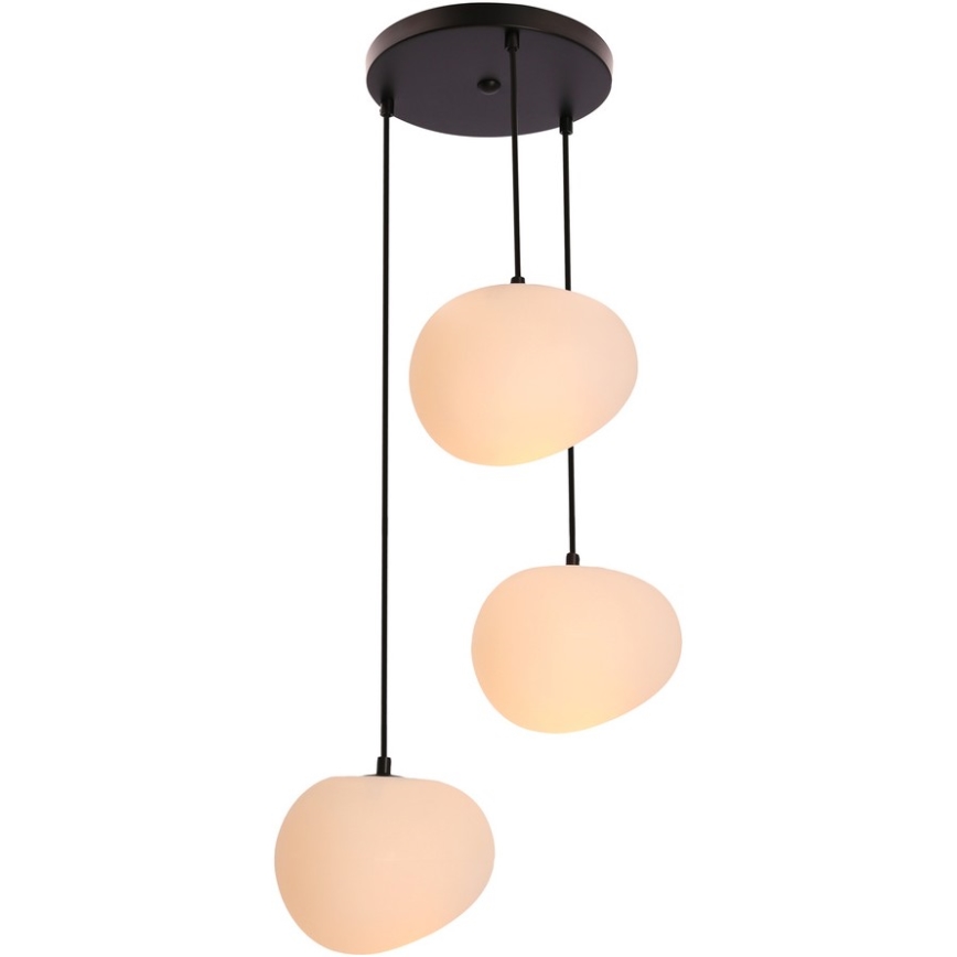 Lestenec na vrvici STONES 3xE27/40W/230V