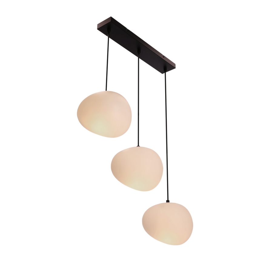 Lestenec na vrvici STONES 3xE27/40W/230V