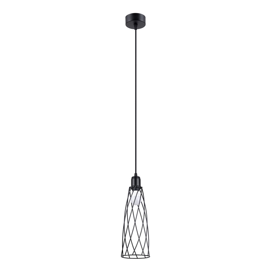 Lestenec na vrvici SUBA 1xE27/15W/230V črna