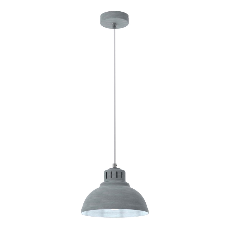 Lestenec na vrvici SVEN 1xE27/15W/230V siva