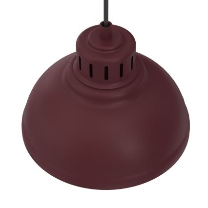 Lestenec na vrvici SVEN 2xE27/15W/230V bordo