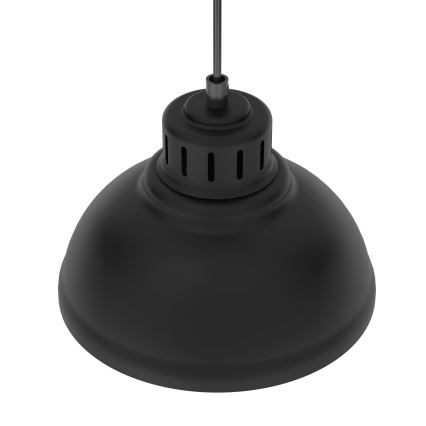 Lestenec na vrvici SVEN 3xE27/15W/230V črna