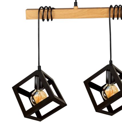 Lestenec na vrvici SWEDEN 3xE27/20W/230V