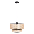 Lestenec na vrvici TAKARA 1xE27/20W/230V pr. 40 cm bež