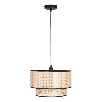 Lestenec na vrvici TAKARA 1xE27/20W/230V pr. 40 cm bež