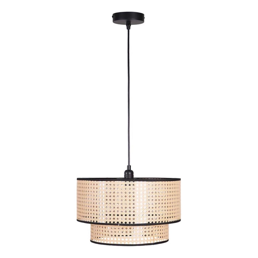 Lestenec na vrvici TAKARA 1xE27/20W/230V pr. 40 cm bež