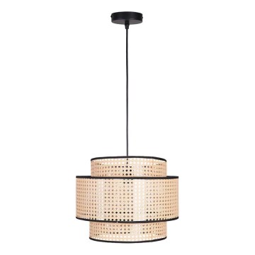 Lestenec na vrvici TAKARA 1xE27/20W/230V pr. 40 cm bež