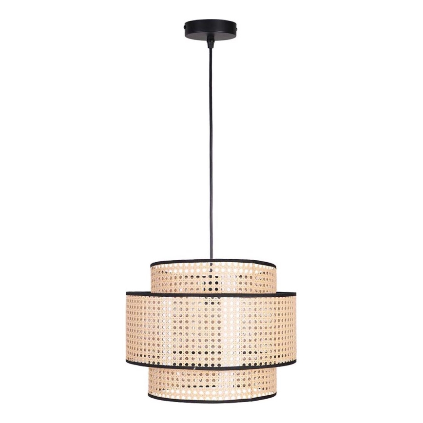 Lestenec na vrvici TAKARA 1xE27/20W/230V pr. 40 cm bež