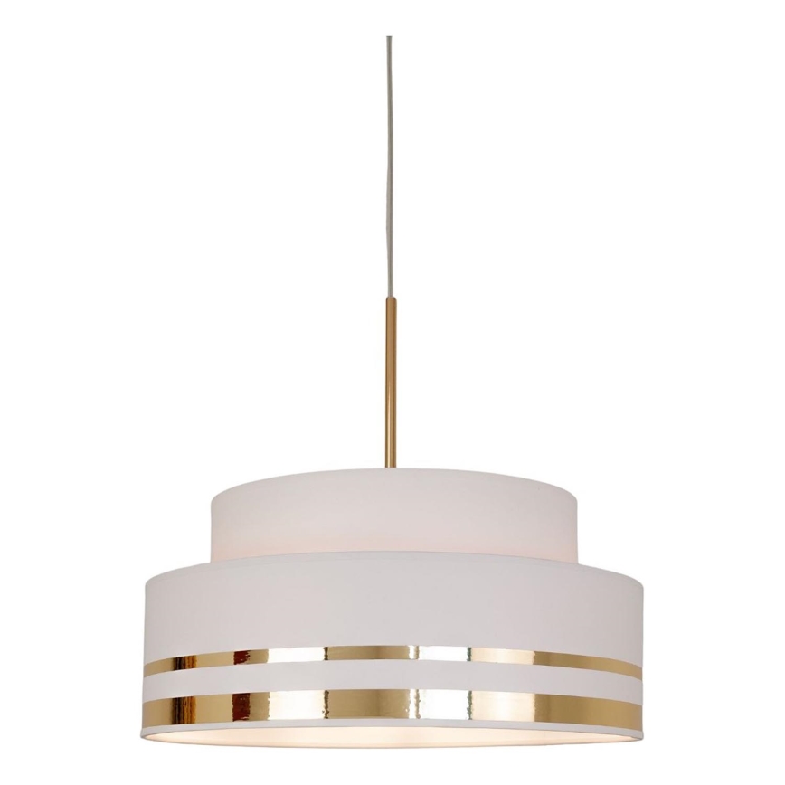 Lestenec na vrvici TAMI 1xE27/60W/230V krem barva/zlata