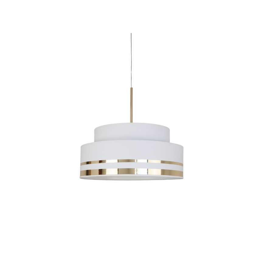 Lestenec na vrvici TAMI 1xE27/60W/230V krem barva/zlata