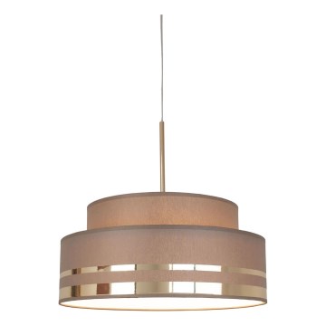 Lestenec na vrvici TAMI 1xE27/60W/230V rjava/zlata