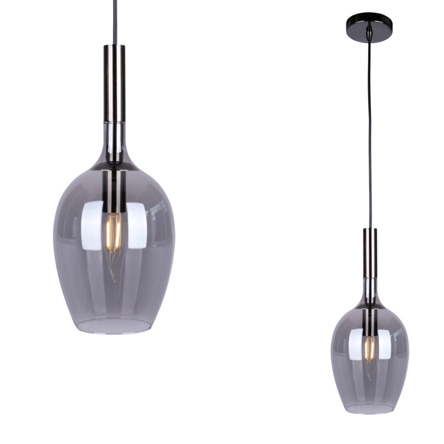 Lestenec na vrvici TANGO 1xE14/40W/230V črn