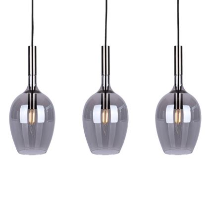 Lestenec na vrvici TANGO 3xE14/40W/230V črn