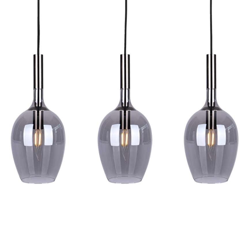Lestenec na vrvici TANGO 3xE14/40W/230V črn