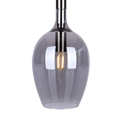 Lestenec na vrvici TANGO 3xE14/40W/230V črn