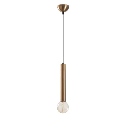 Lestenec na vrvici TEMPO 1xE27/40W/230V, zlate barve