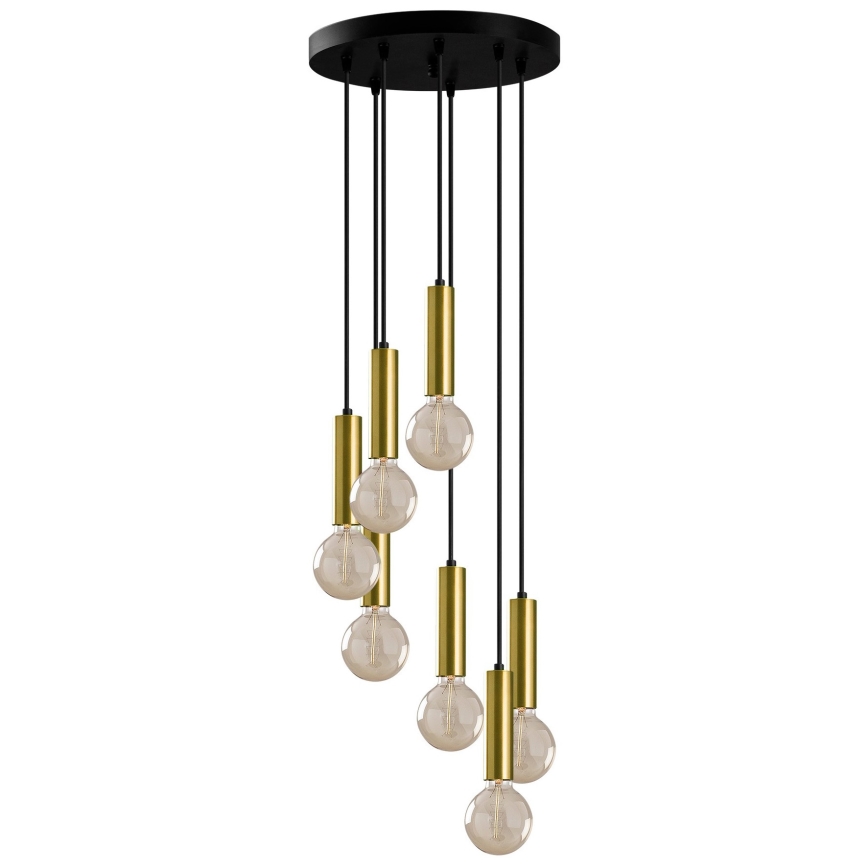 Lestenec na vrvici TEMPO 7xE27/40W/230V