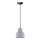 Lestenec na vrvici TERRAZZO 1xE27/60W/230V pr. 12 cm siva
