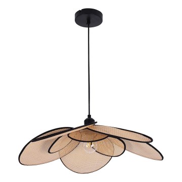 Lestenec na vrvici TOBAGO 1xE27/20W/230V pr. 60 cm bež