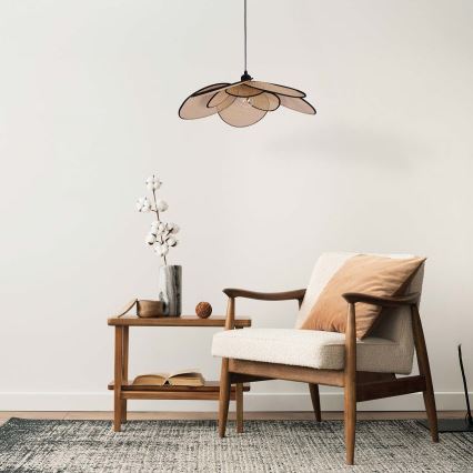 Lestenec na vrvici TOBAGO 1xE27/20W/230V pr. 60 cm bež