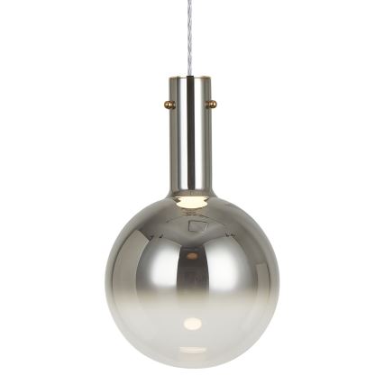 Lestenec na vrvici TORONTO 1xGU10/8W/230V sijajni krom