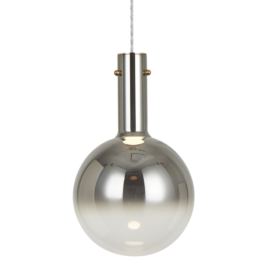 Lestenec na vrvici TORONTO 1xGU10/8W/230V sijajni krom