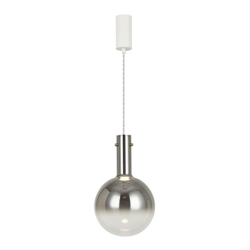 Lestenec na vrvici TORONTO 1xGU10/8W/230V sijajni krom