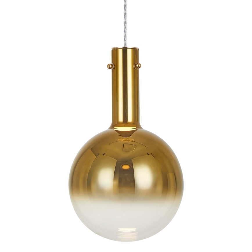 Lestenec na vrvici TORONTO 1xGU10/8W/230V zlata