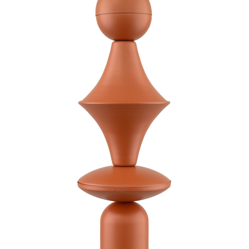 Lestenec na vrvici TOWER 1xE27/15W/230V opečna