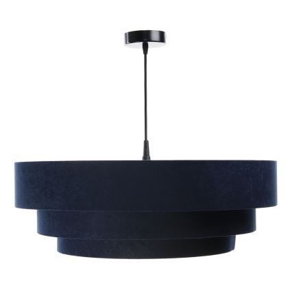 Lestenec na vrvici TRINITI 1xE27/60W/230V modra/rumena