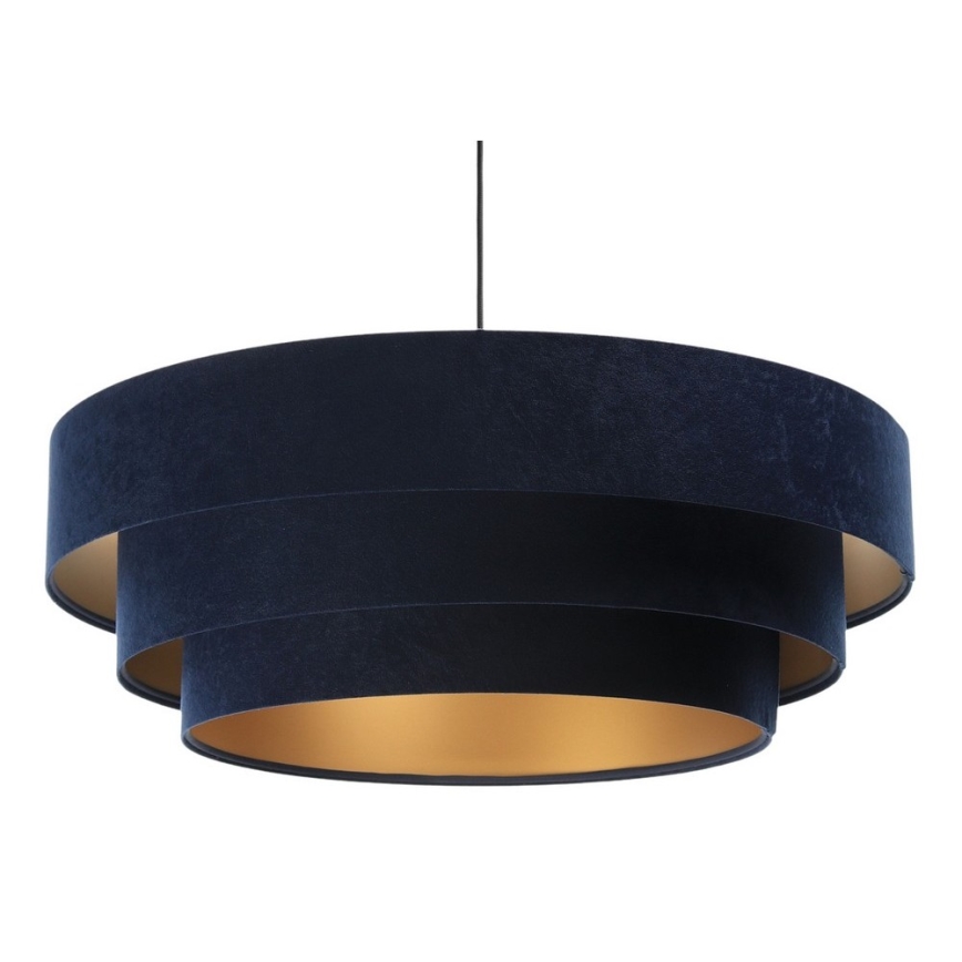 Lestenec na vrvici TRINITI 1xE27/60W/230V modra/rumena