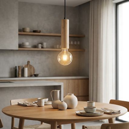Lestenec na vrvici TRONCO 1xE27/40W/230V