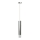 Lestenec na vrvici TUBI 1xGU10/8W/230V sijajni krom