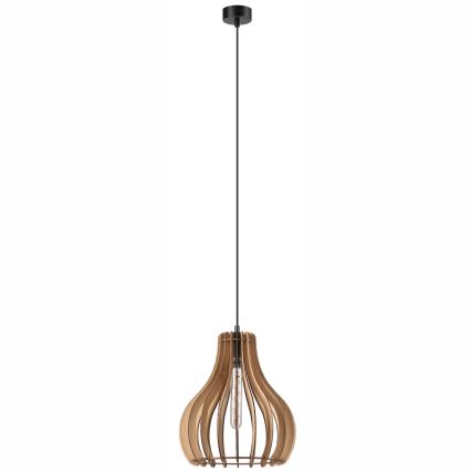 Lestenec na vrvici TUCCI 1xE27/60W/230V pr. 29 cm hrast