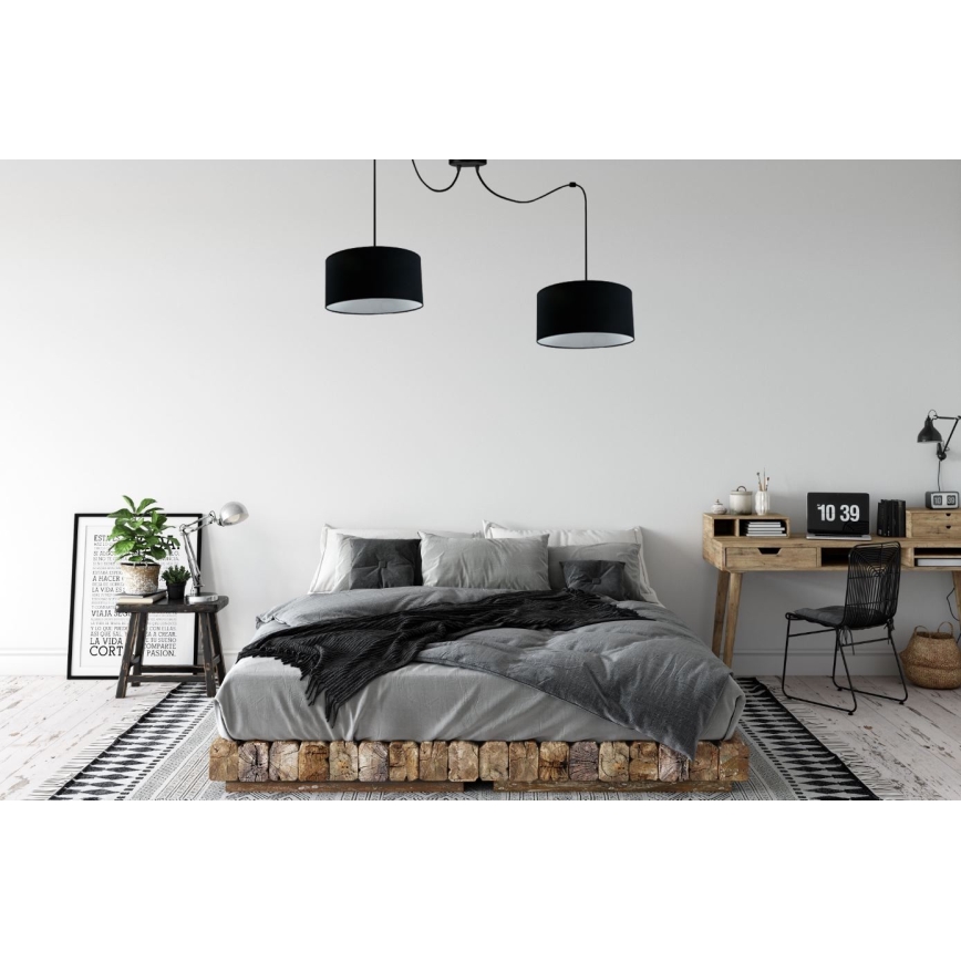 Lestenec na vrvici TUZ 2xE27/60W/230V spider