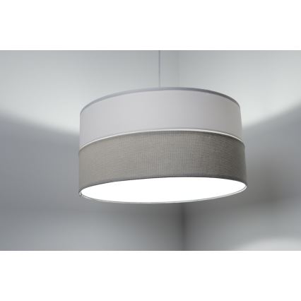 Lestenec na vrvici TWIST 1xE27/60W/230V bela/krem barva
