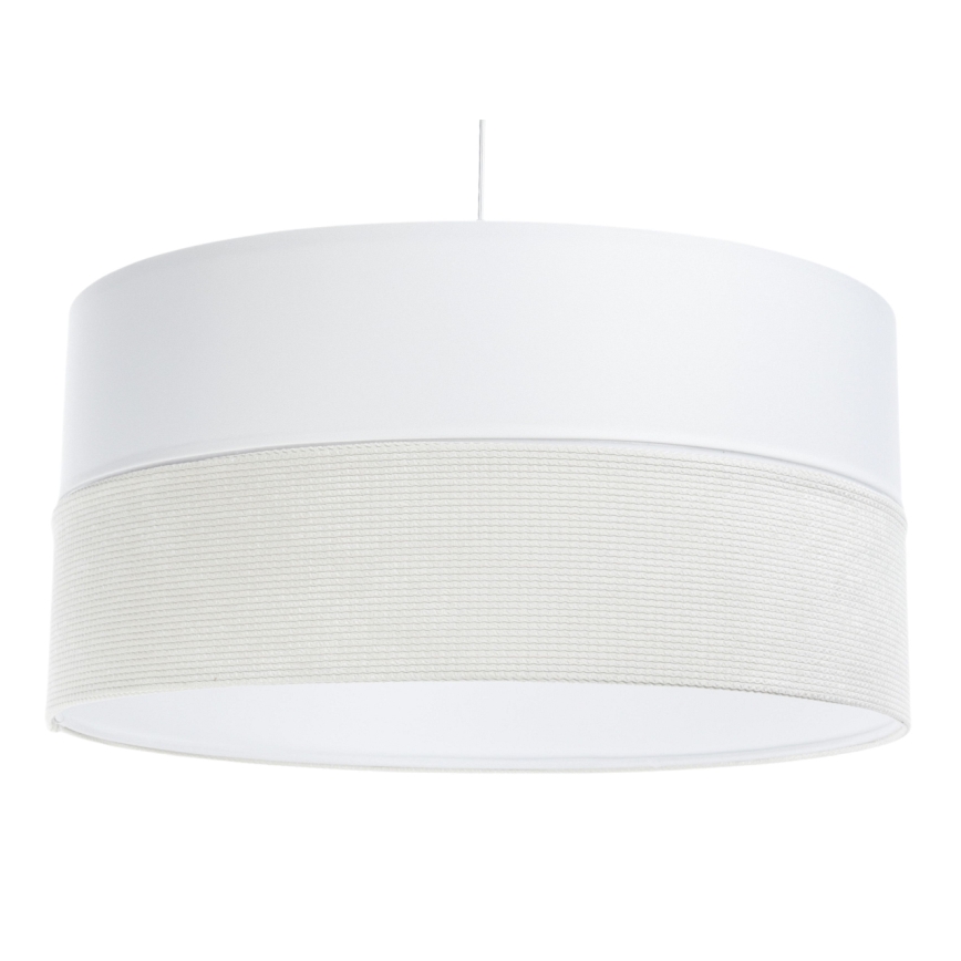 Lestenec na vrvici TWIST 1xE27/60W/230V bela/krem barva