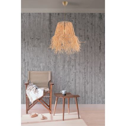 Lestenec na vrvici VALANCE 1xE27/40W/230V rjava