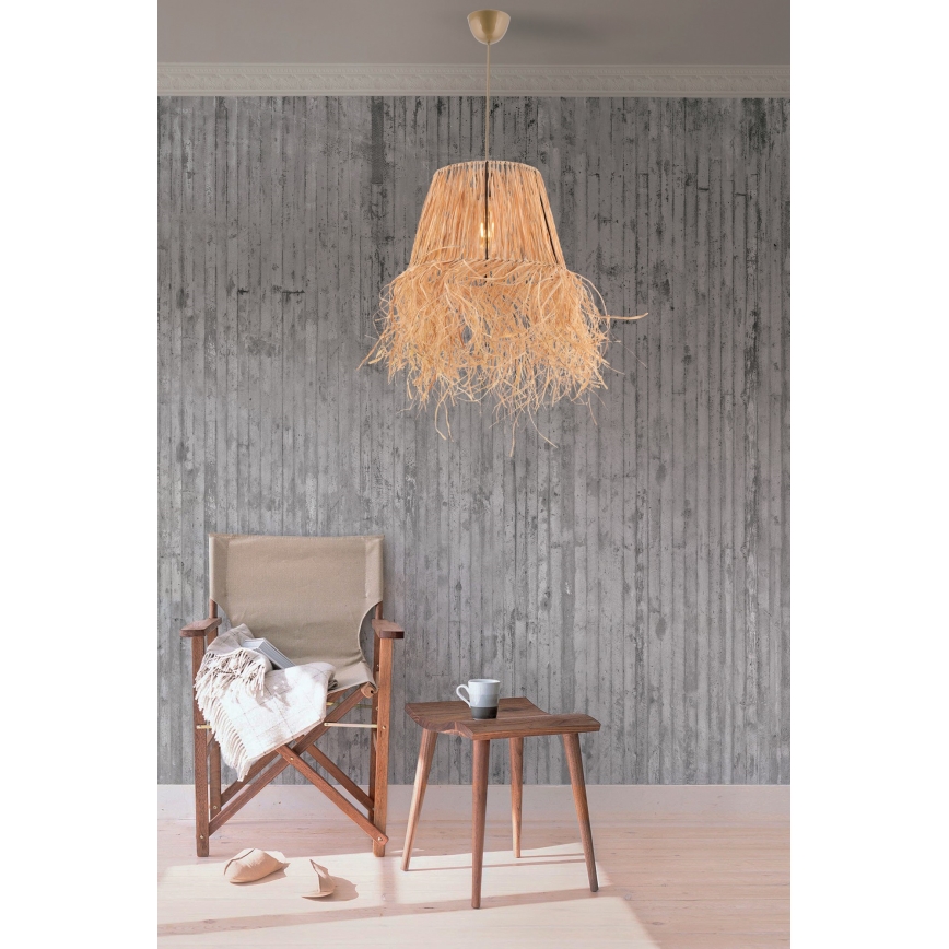 Lestenec na vrvici VALANCE 1xE27/40W/230V rjava