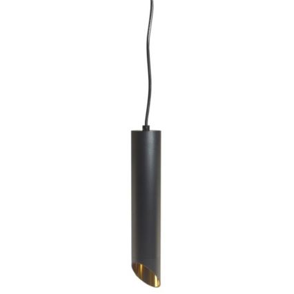 Lestenec na vrvici VALDA 1xGU10/30W/230V 132 cm črna