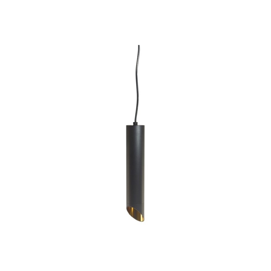 Lestenec na vrvici VALDA 1xGU10/30W/230V 132 cm črna