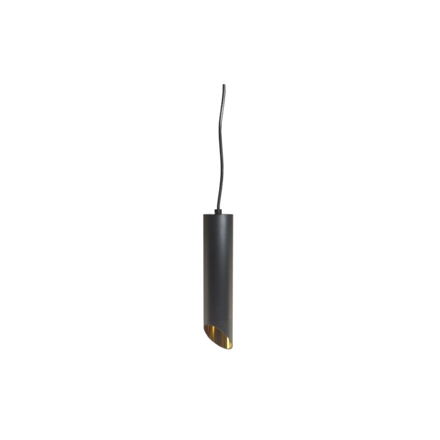 Lestenec na vrvici VALDA 1xGU10/60W/230V 132 cm črna