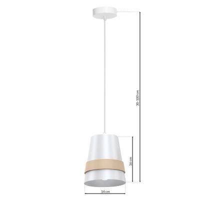 Lestenec na vrvici VENEZIA 1xE27/60W/230V