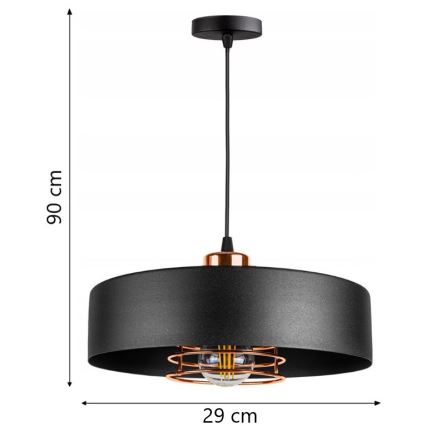 Lestenec na vrvici VEST 1xE27/60W/230V