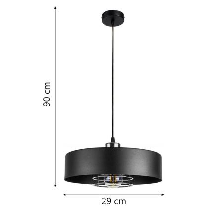 Lestenec na vrvici VEST 1xE27/60W/230V