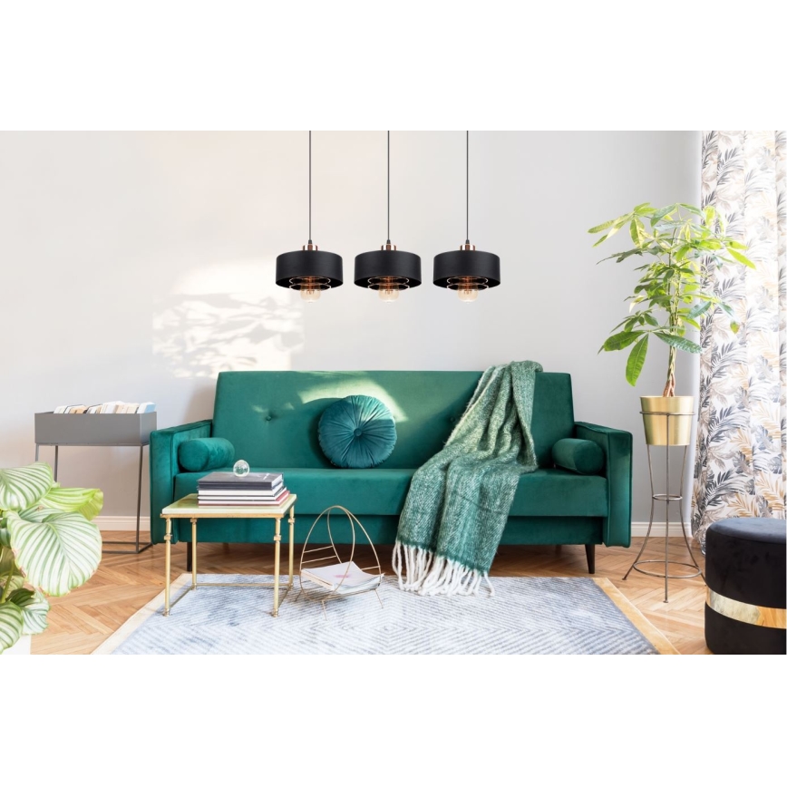 Lestenec na vrvici VEST 3xE27/60W/230V