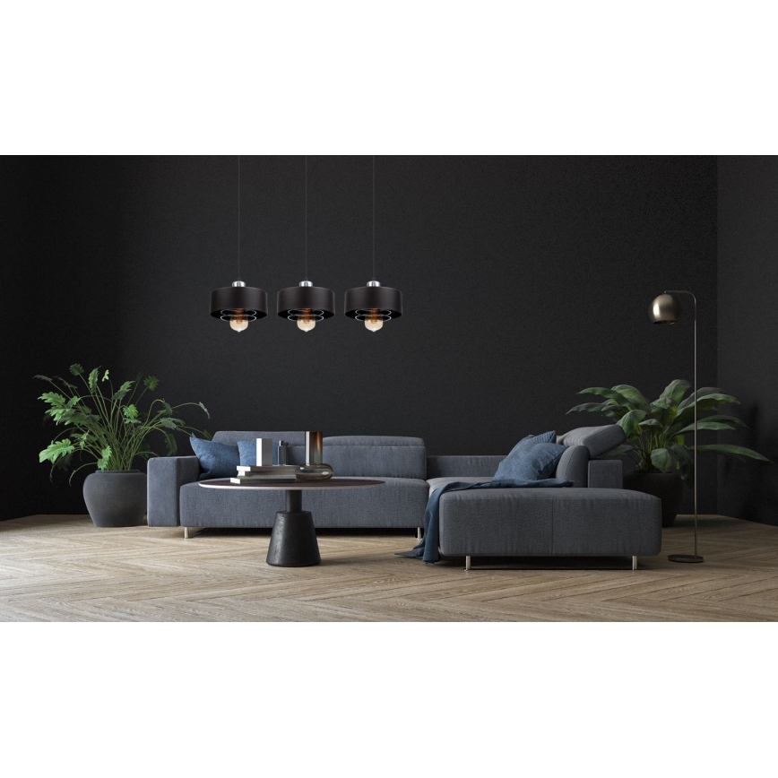 Lestenec na vrvici VEST 3xE27/60W/230V