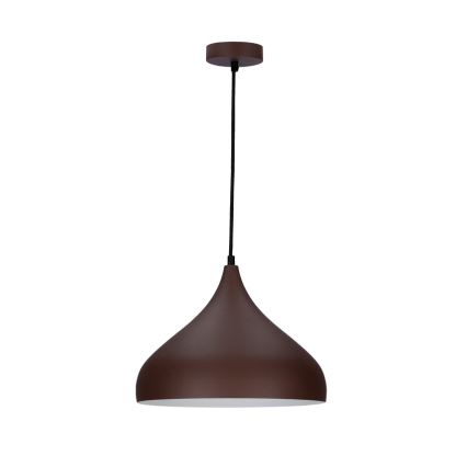 Lestenec na vrvici VIBORG 1xE27/40W/230V rjava